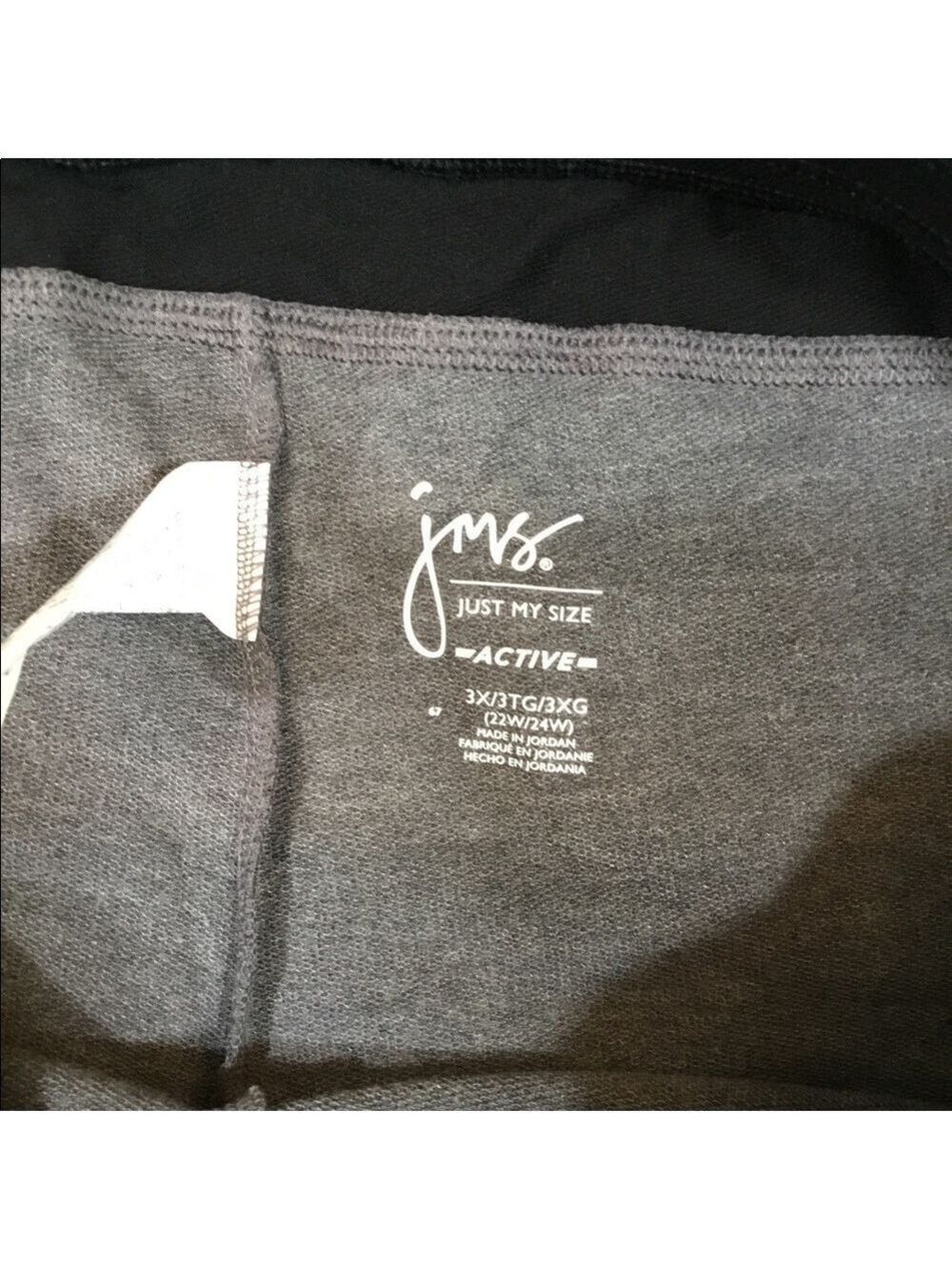 JUST My Size french terry pant 3X (22W/24) - Picture 4 of 11